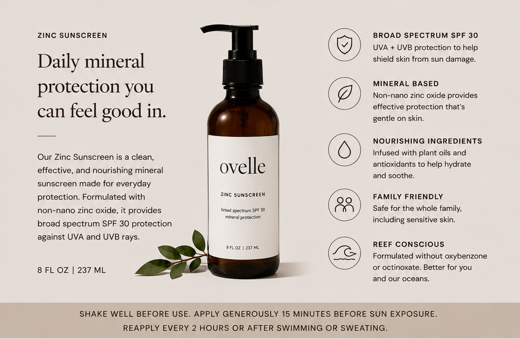 all natural zinc sunscreen